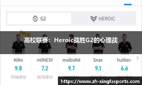 高校联赛：Heroic战胜G2的心理战