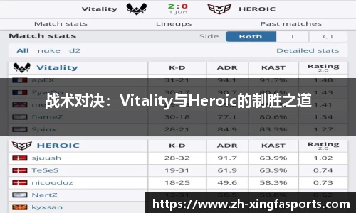 战术对决：Vitality与Heroic的制胜之道